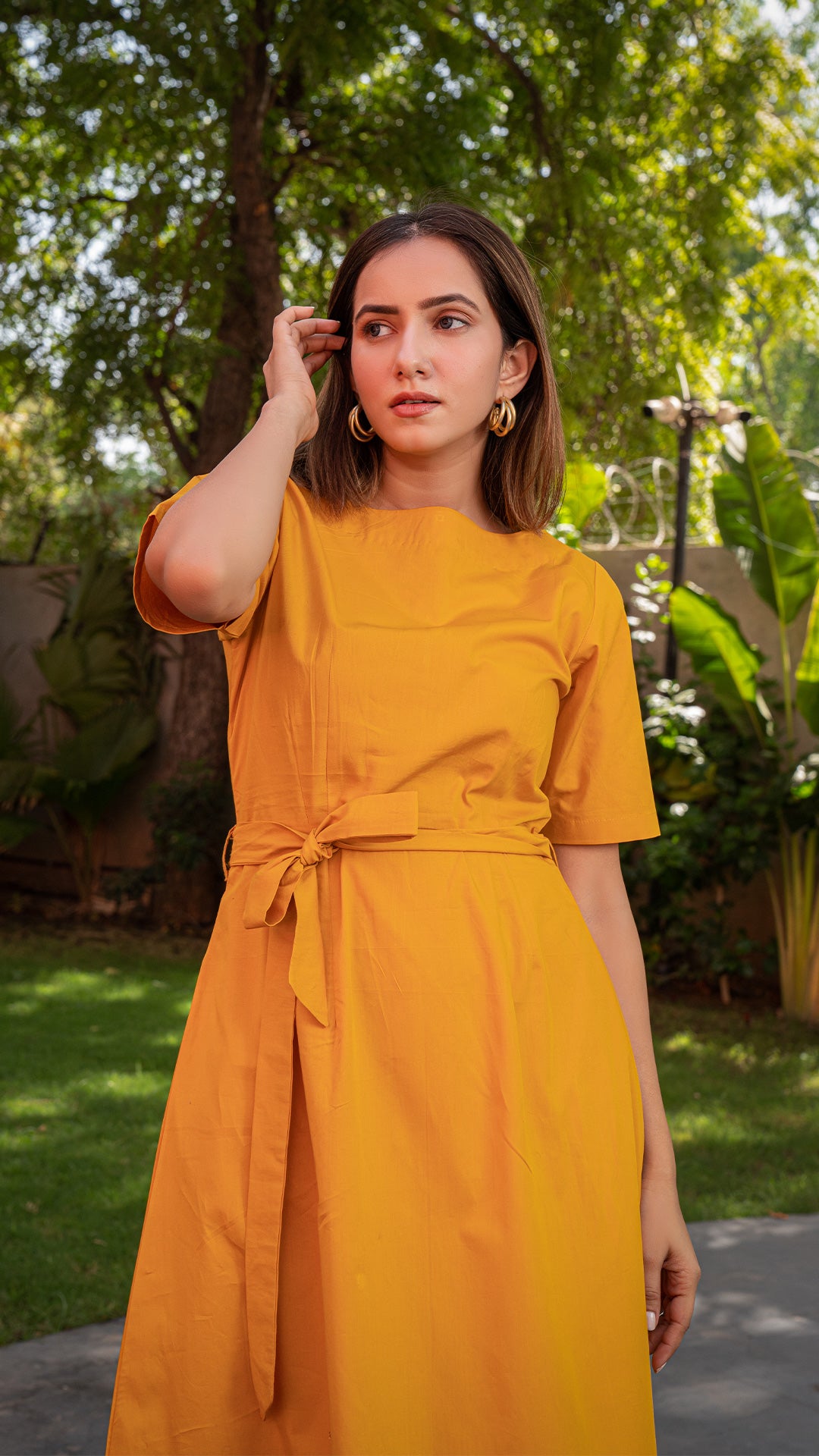 The Summer Dress - Mustard