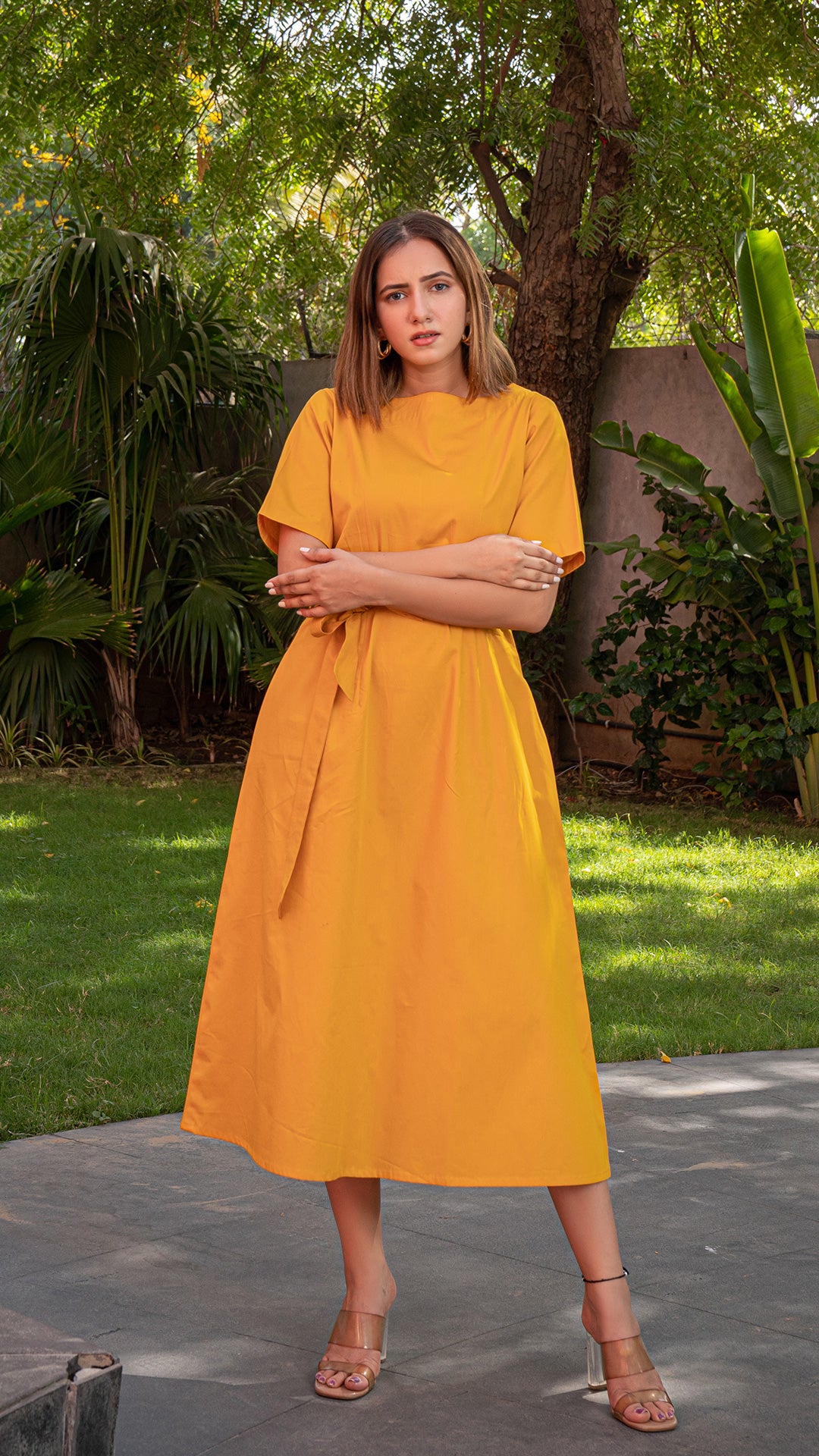 The Summer Dress - Mustard