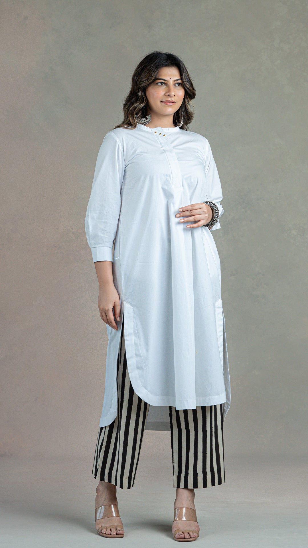 Everyday Organic Cotton Kurta- White