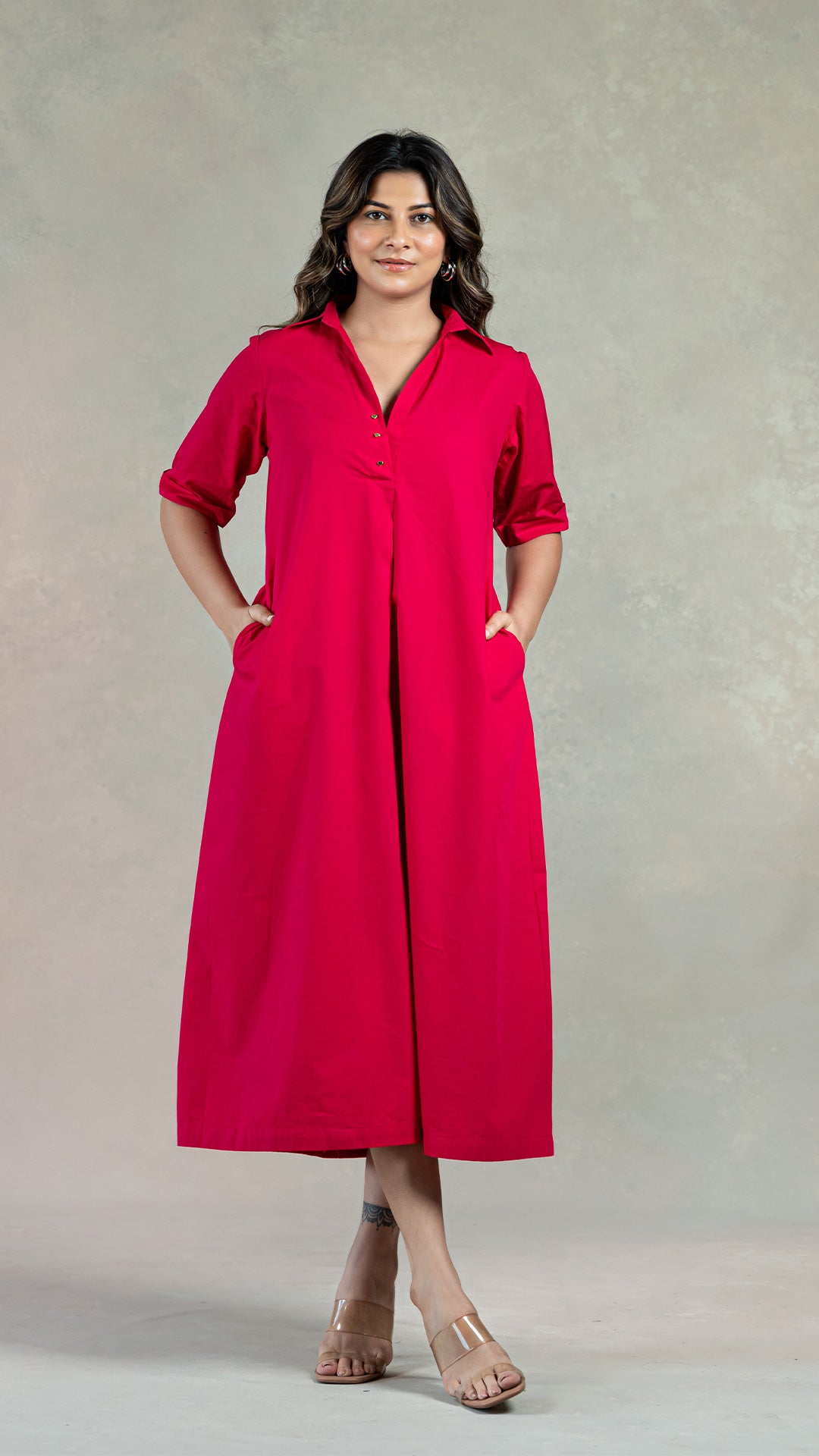 Rani Pink Organic Cotton Dress