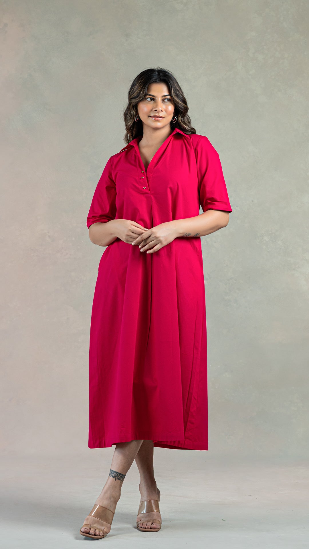 Rani Pink Organic Cotton Dress