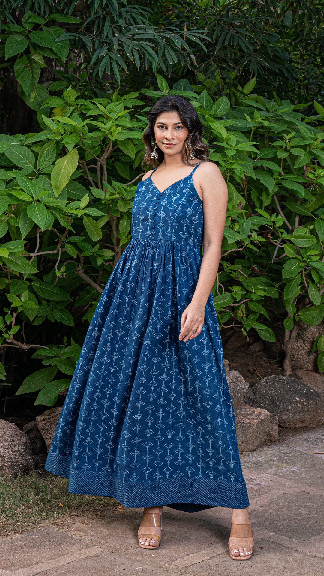 Gauri Dabu Spagetti Cotton Dress